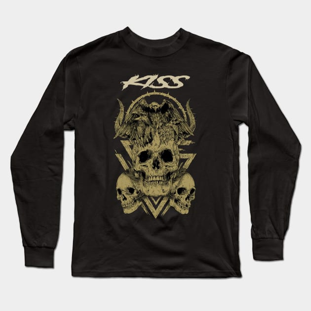 KISS BAND Long Sleeve T-Shirt by Angelic Cyberpunk